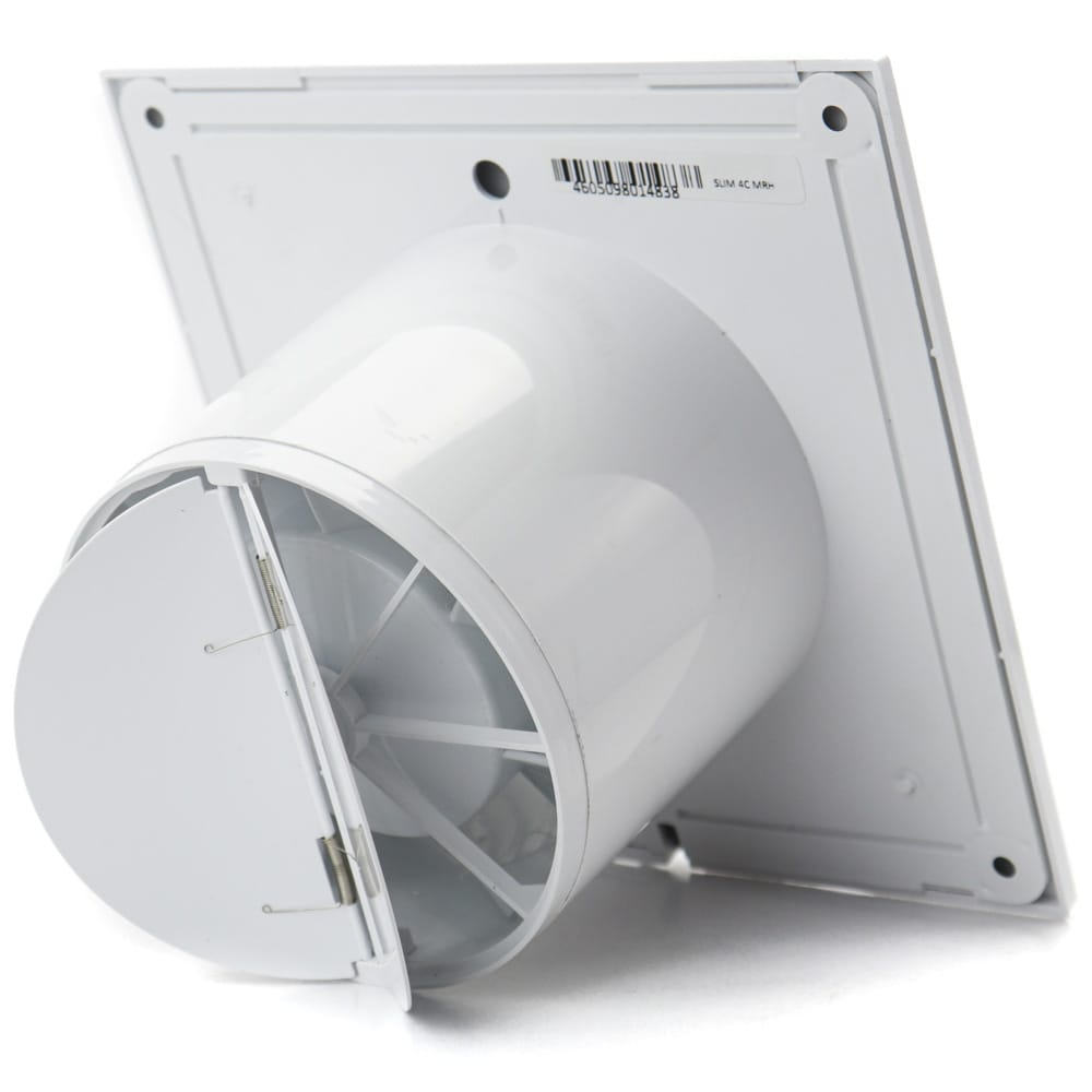 Ventilator baie SLIM 6C MR, Super Silent, Garantie 2 ani, Clapeta antiretur, Motor Long Life 40000h, Debit 250mc/h, Ø150mm