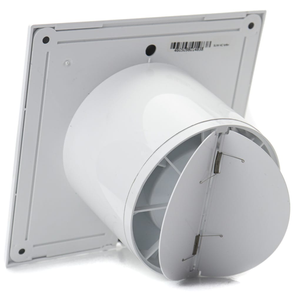 Ventilator baie Elegia 100 BD T, Debit 90mc/h, Ø100mm, Timer, Super Silent, Clapeta antiretur, Motor Long Life 40000h