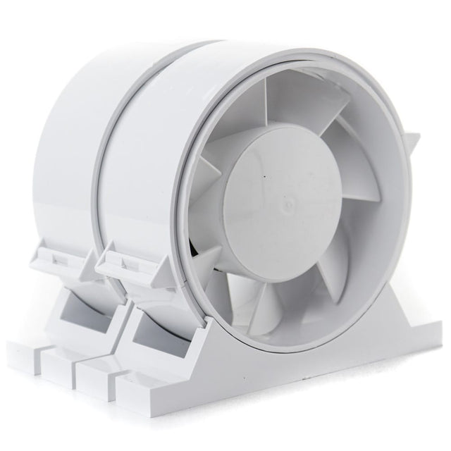 Ventilator axial de tubulatura cu set de fixare PRO 4 Garantie 2 ani, Debit 115mc/h, Motor Long Life 40000h, Ø100mm