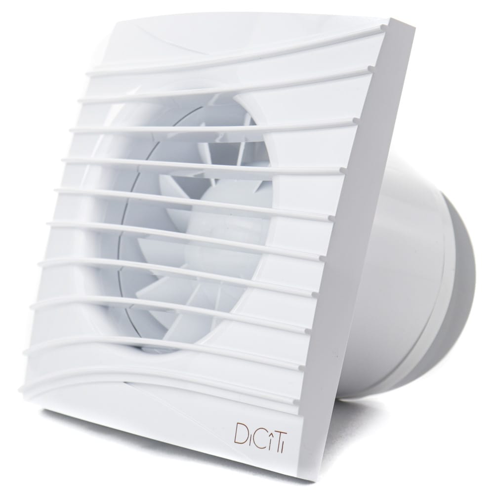 Ventilator baie SILENT 4C, Super Silent, Clapeta antiretur, Motor Long Life 40000h, Debit 90mc/h, Ø100mm