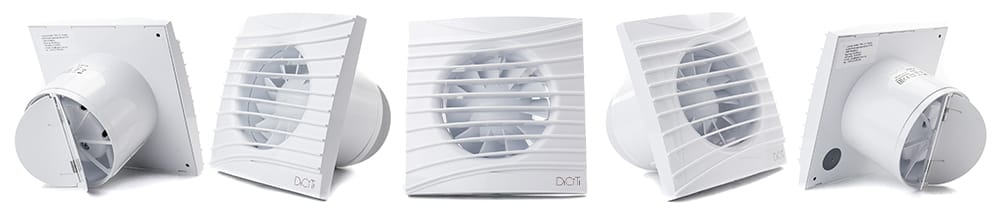 Ventilator baie SILENT 4C TURBO, Clapeta antiretur, Motor Long Life 40000h, Debit 120mc/h, Ø100mm