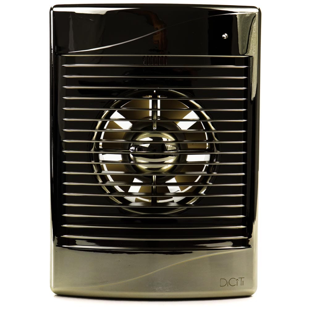 Ventilator baie STANDARD 4C Ø100, Silent, Garantie 2 ani, Debit 100mc/h, Clapeta antiretur, Motor Long Life 40000h, Gold