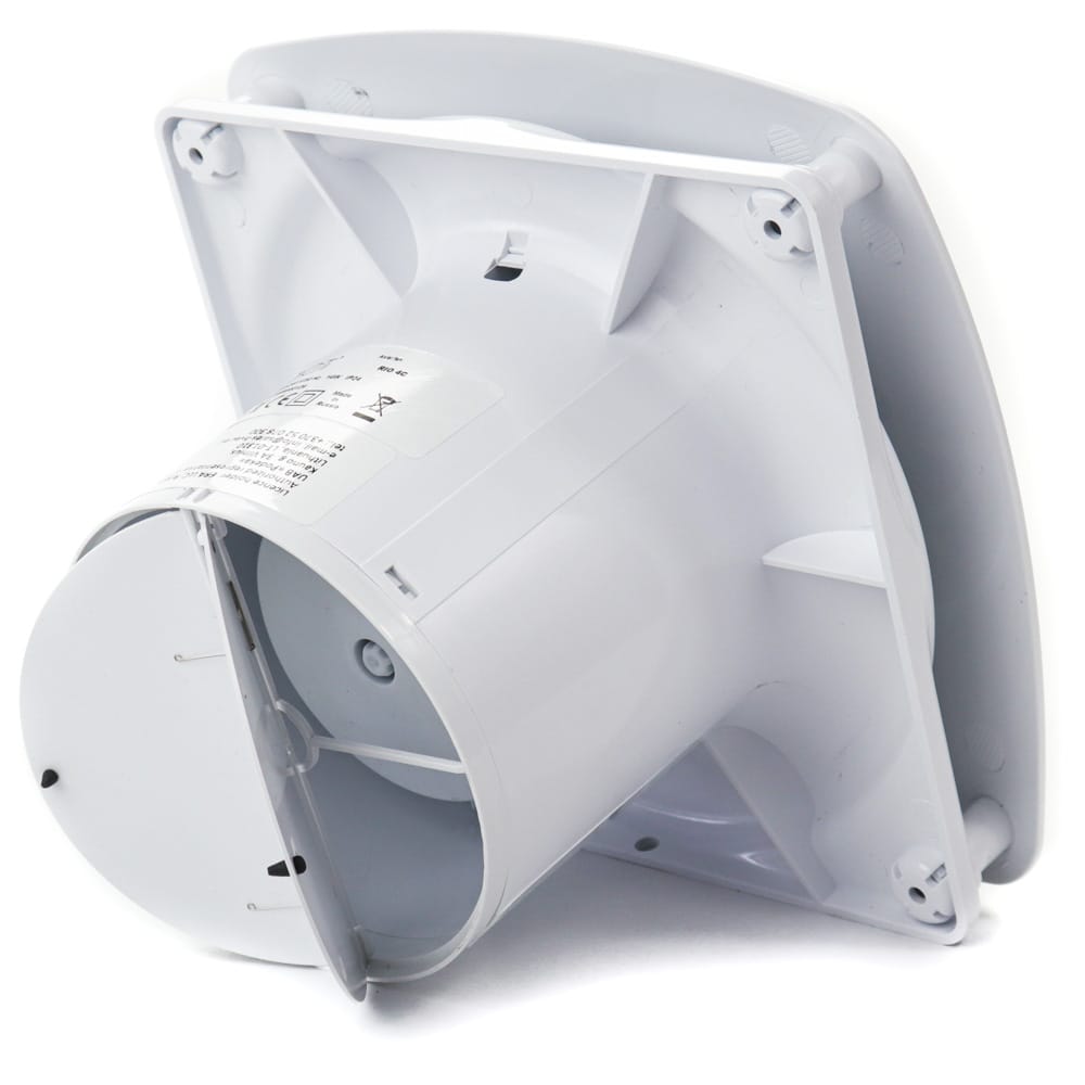 Resigilat! Ventilator de baie RIO 4C MRH, Debit 100 m3/h, Ø 98, Clapetă antiretur, Fusion Logic 1.1, Timer și senzor de umiditate