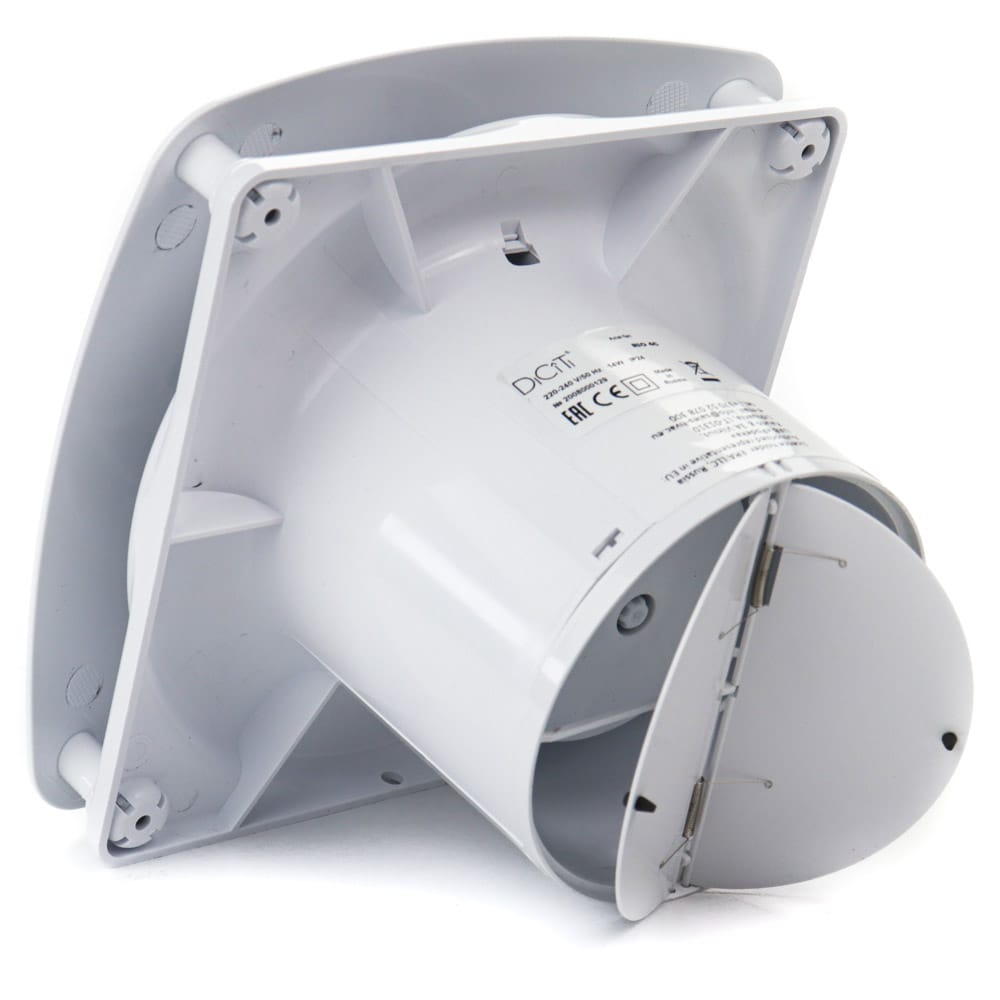Resigilat! Ventilator de baie RIO 4C MRH, Debit 100 m3/h, Ø 98, Clapetă antiretur, Fusion Logic 1.1, Timer și senzor de umiditate