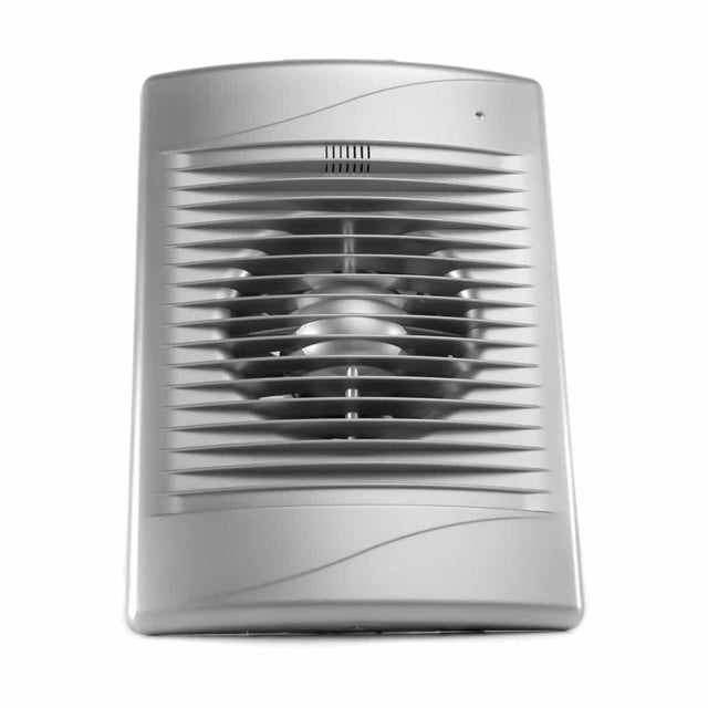 Ventilator baie STANDARD 4C Ø100, Silent, Garantie 2 ani, Debit 100mc/h, Clapeta antiretur, Motor Long Life 40000h, Gray Metal