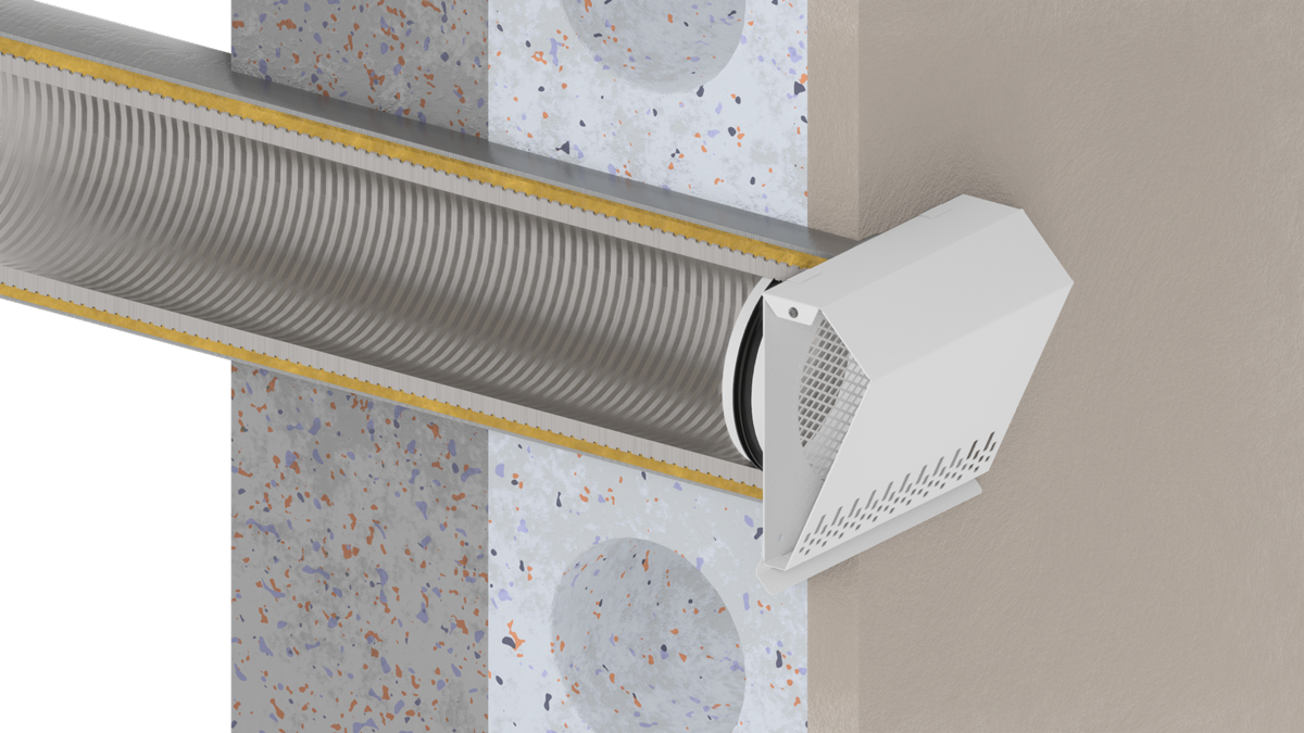 Grilă admisie aer VCSM200, Awenta, Alb