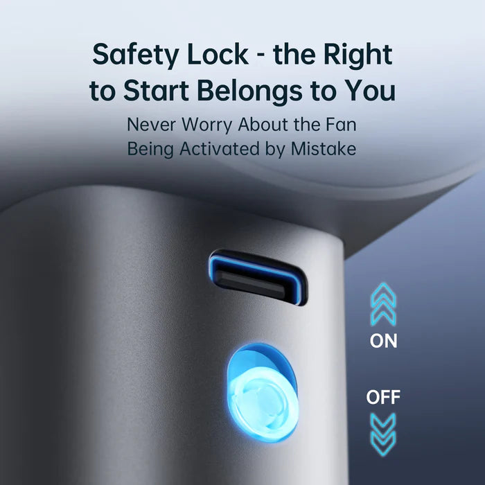 Ventilator portabil de mână JISULIFE Pro1, autonomie 2-12h, baterie 3600mAh, 100 viteze, încărcare rapidă, Afișaj LED, Roz