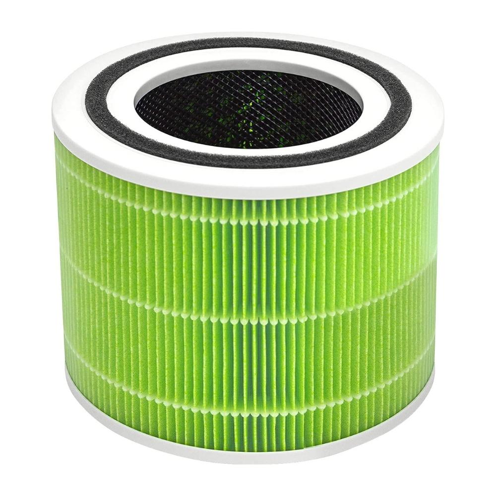 Filtru purificator de aer Levoit Core 300 / Core P350, pentru mucegai si bacterii, 3 in 1, Pre filtru, Filtru HEPA, Filtru de Carbon activ cu eficienta ridicata, Green