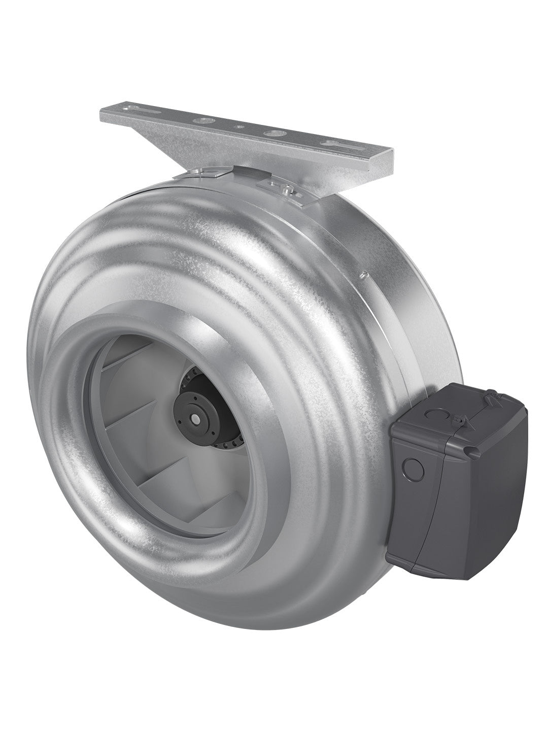 Ventilator centrifugal Squall D200 GDF Venteurope, Debit 935 mc/h, Diametru Ø200mm, Carcasa otel galvanizat