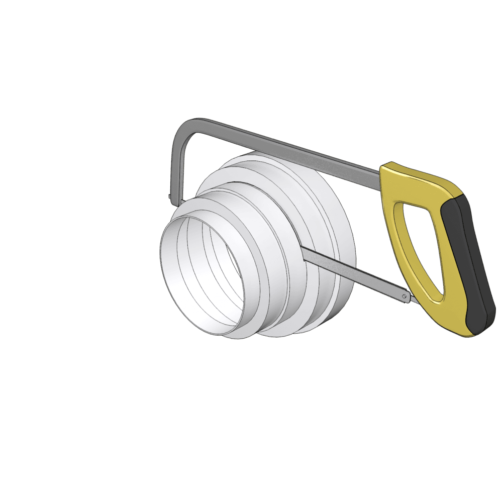 Reducție universală excentrică pentru tubulatură Ø160/150/125/120/100/80 mm, PVC