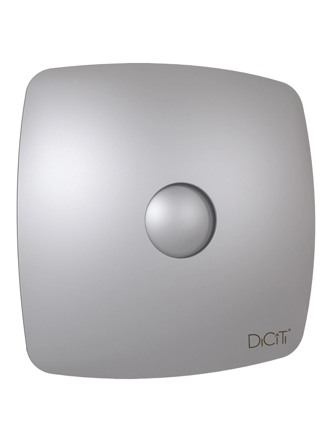 Ventilator de baie Rio 4C Gray Metal, Debit 100 m3/h, Diametru Ø98, Clapeta antiretur, Gray Metal