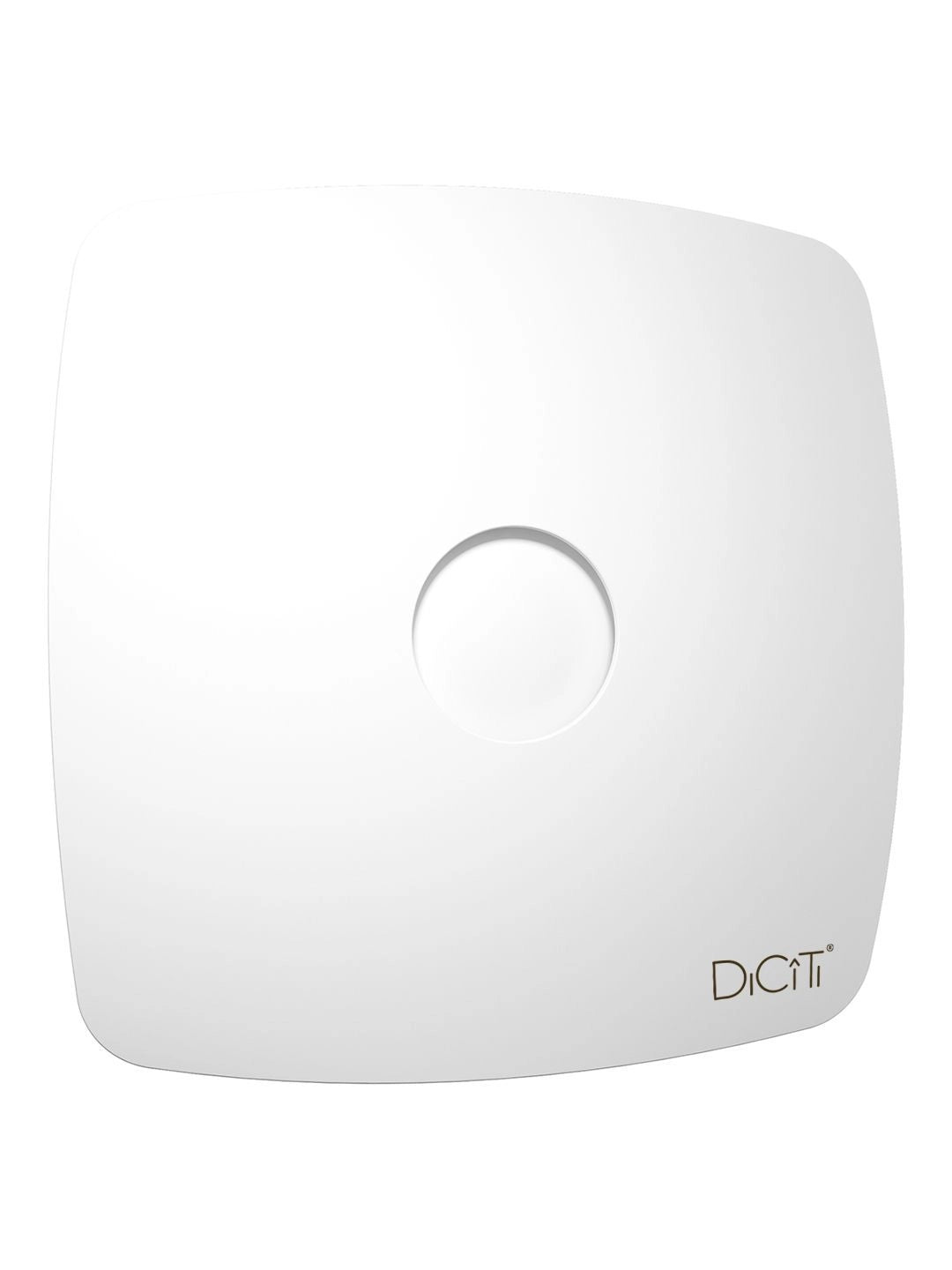 Ventilator de baie Rio 5C Matt White, Debit 180 m3/h, Diametru Ø125 mm, Clapeta antiretur, Matt White