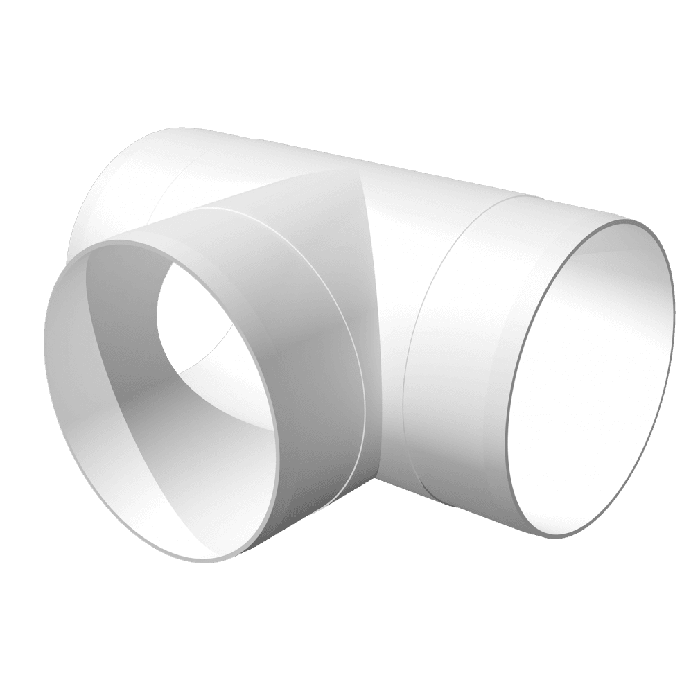 TEU TUBULATURA 125/125mm, PVC