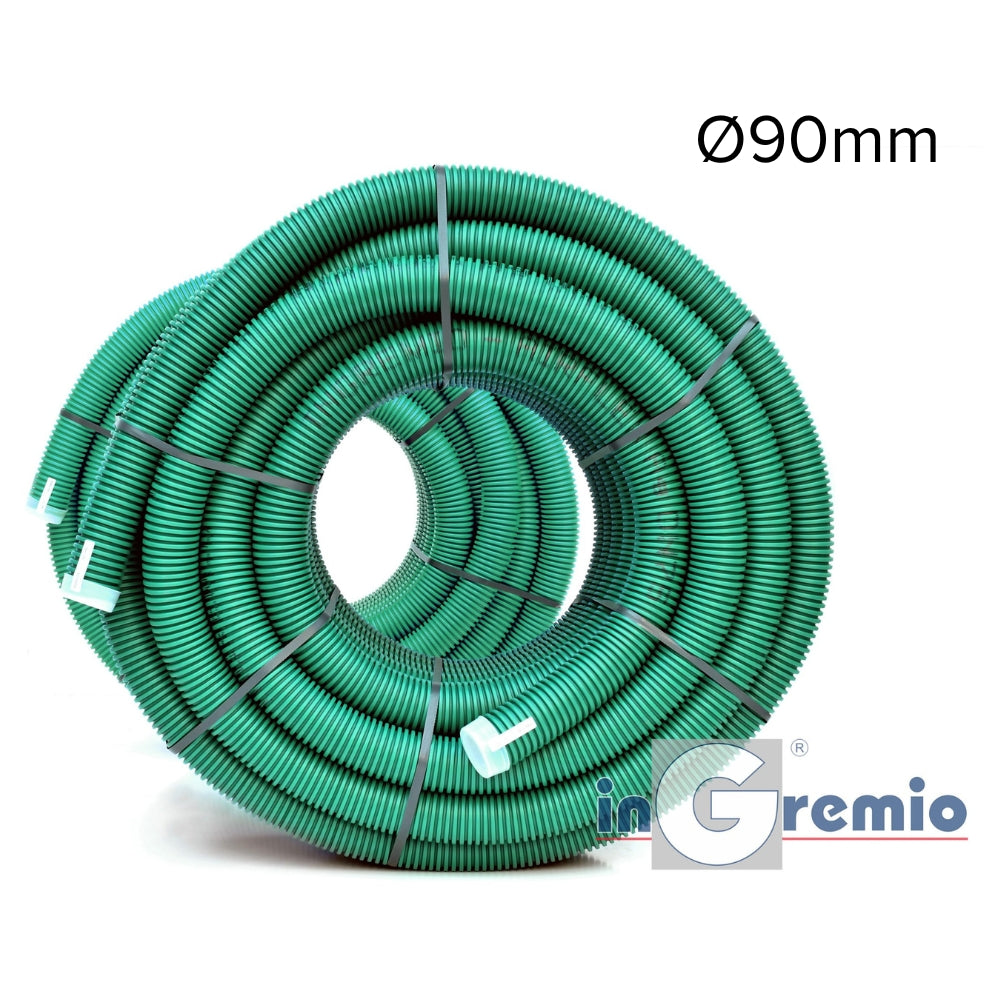 Tubulatură flexibilă InGremio Airflex Spectra-1000, HDPE, Ø90mm (1 colac = 50 ml)