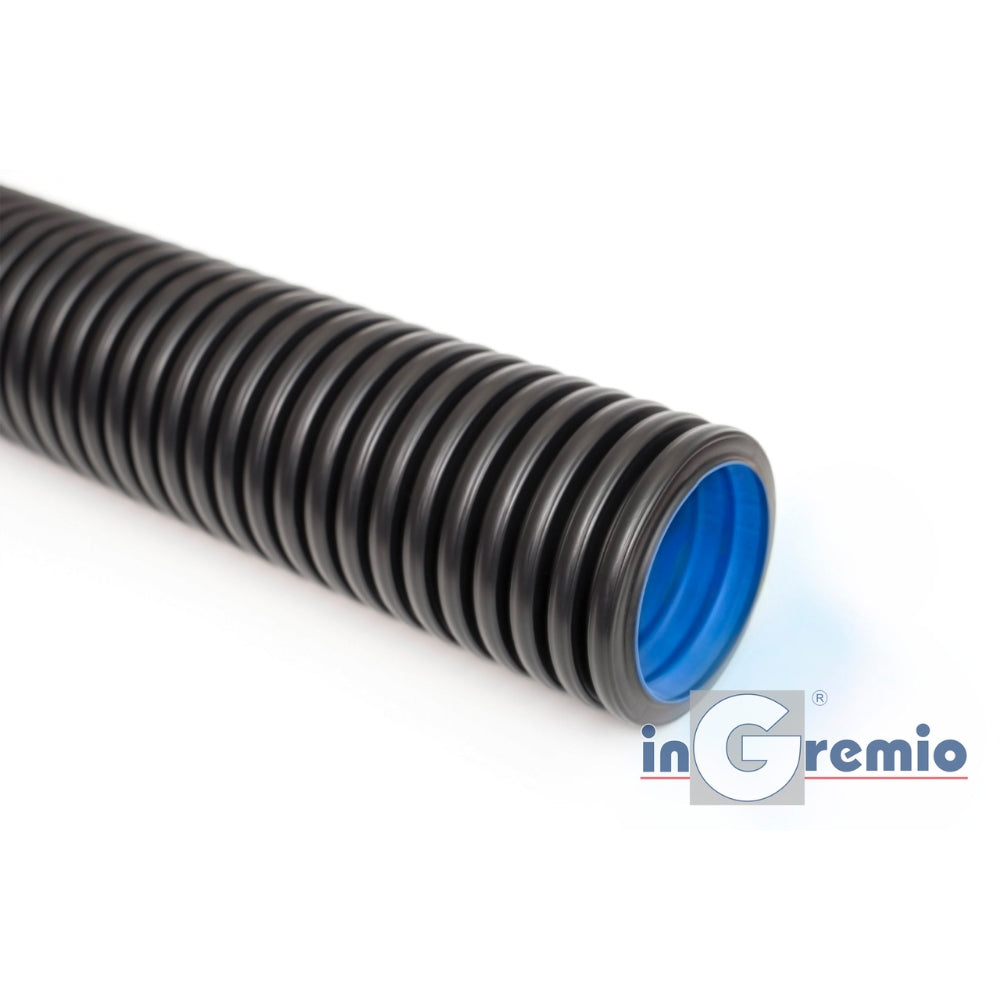 Tubulatură flexibilă InGremio BlackFlex Spectra-200, HDPE, Ø75mm (1 colac = 50 ml)