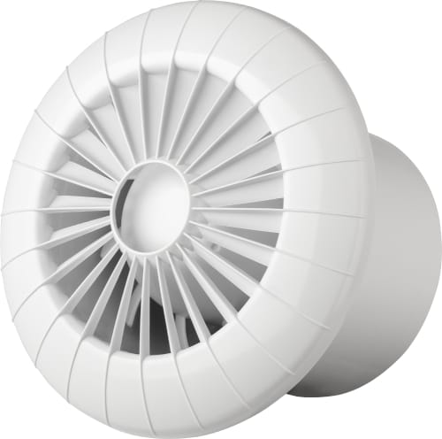 Ventilator baie cu montaj in tavan aRid Ø 150, Debit 257 m3/h, Garantie 2 ani, Alb+CADOU clapeta antiretur