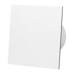 Ventilator baie dRim Ø125 TS, Super Silent, Timer, Debit 140 m3/h, Panou plexi schimbabil, clapeta antiretur, Garantie 2 ani, Silver