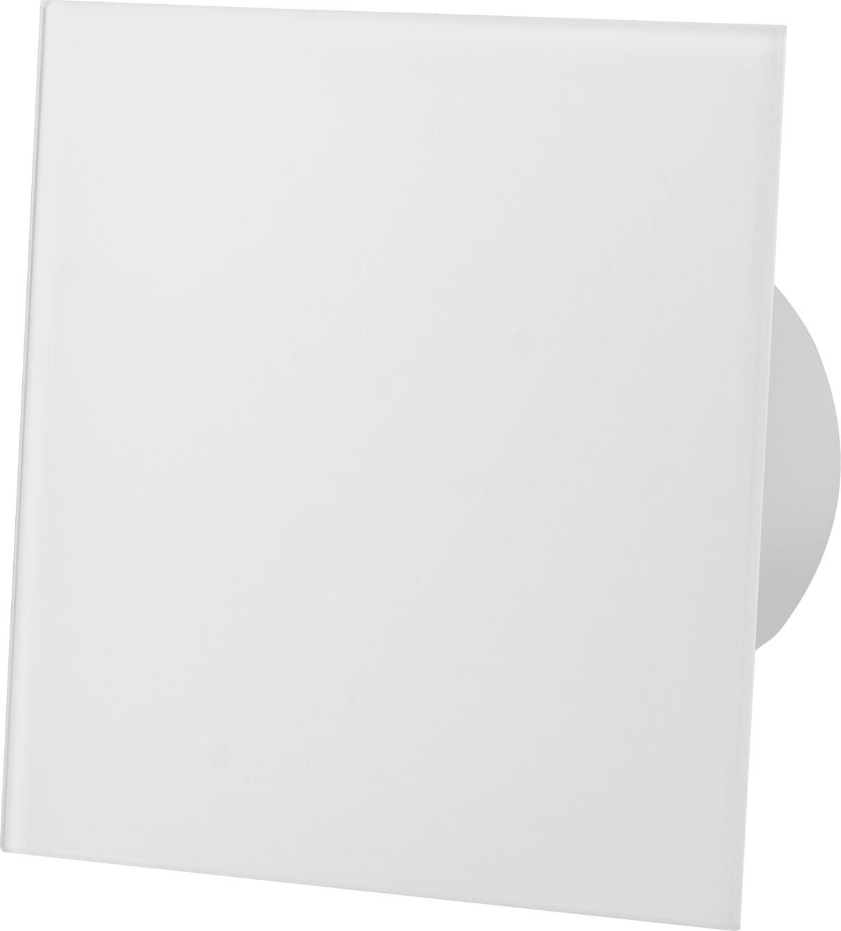 Panou frontal din sticla pentru ventilator baie dRim ,Alb