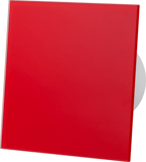 Panou frontal din sticla pentru ventilator baie dRim Red