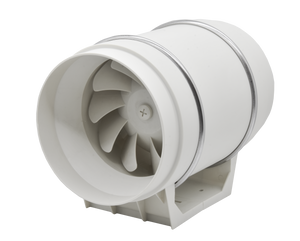 Ventilator centrifugal de tubulatură Ecovent OPTIFLOW 150, Putere 70W, Debit 560mc/h, Diametru Ø150mm, Presiune 350Pa, Alb