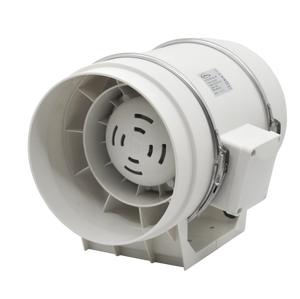 Ventilator centrifugal de tubulatură Ecovent OPTIFLOW 150, Putere 70W, Debit 560mc/h, Diametru Ø150mm, Presiune 350Pa, Alb