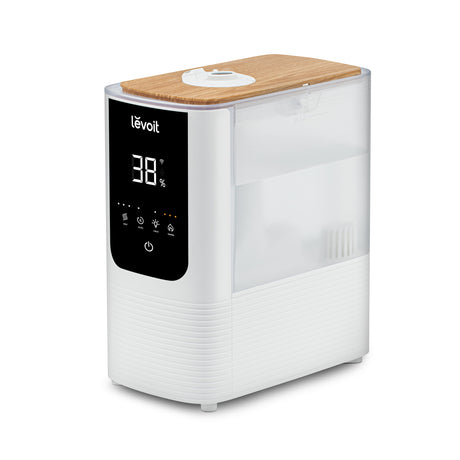 Resigilat! Umidificator LEVOIT - OasisMist 450S Smart Ultrasonic Cool Mist Tower, Autonomie 45 ore, Rezervor 4,5 L