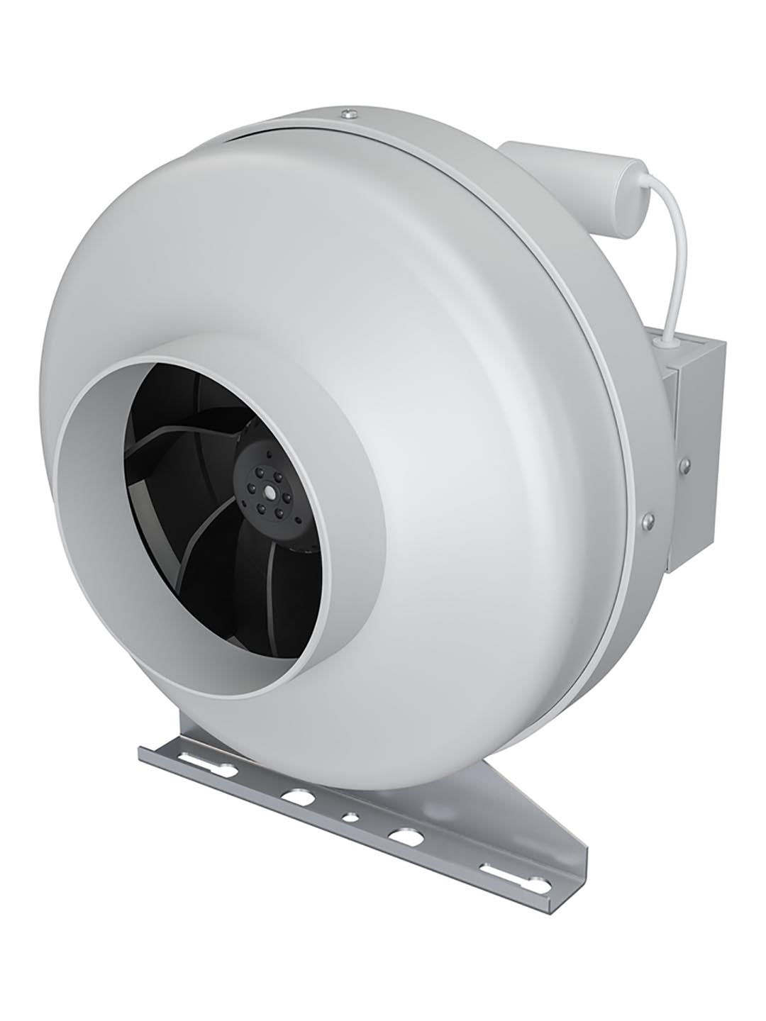 Ventilator centrifugal de tubulatura Twister 125 Venteurope, Debit 370mc/h, Diametru Ø125mm