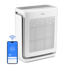 Purificator de aer Smart Levoit Vital 200S Pro Wi-Fi, Filtru True HEPA, Acoperire până la 46 m², Senzor Calitate Aer, Compatibil Alexa & Google Home, Alb