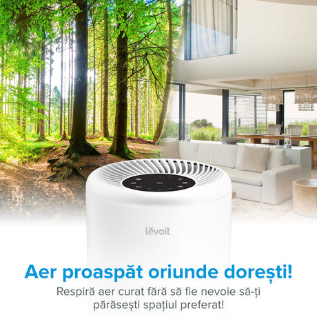 Filtru rezerva pentru purificator de aer LEVOIT Vista 200, 3 in 1,Pre filtru nylon, Filtru HEPA si Filtru de carbon activ de inalta eficienta, Vista 200-RF