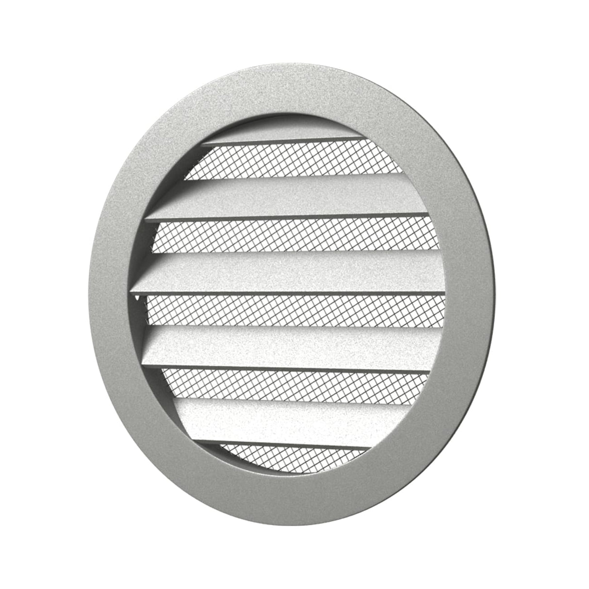 Grila ventilatie rotunda Ø250mm, exterior Ø275mm, Aluminiu