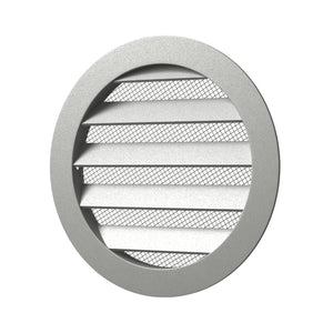 Grila ventilatie rotunda Ø250mm, exterior Ø275mm, Aluminiu