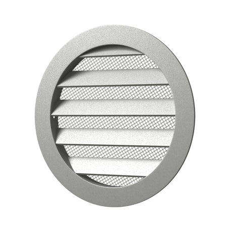 Grila ventilatie rotunda Ø250mm, exterior Ø275mm, Aluminiu