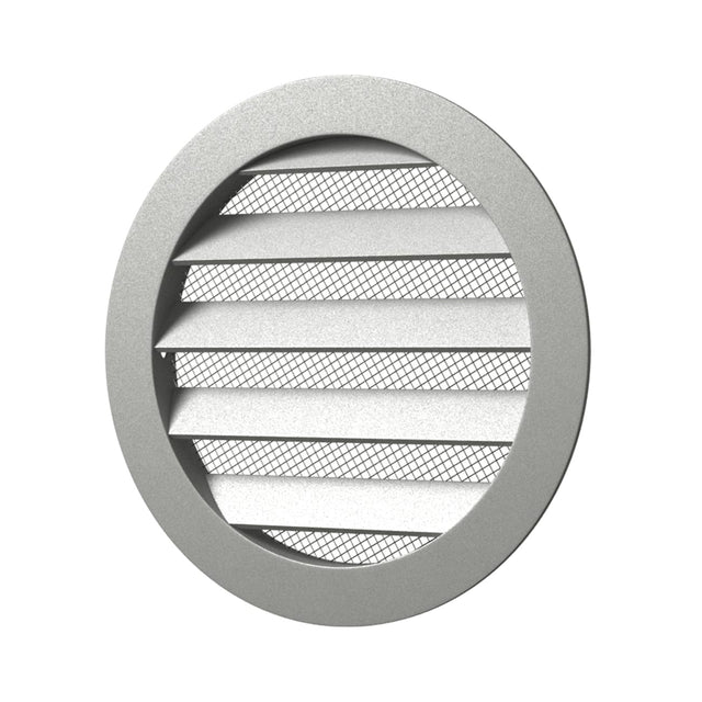 Grila ventilatie rotunda Ø250mm, exterior Ø275mm, Aluminiu