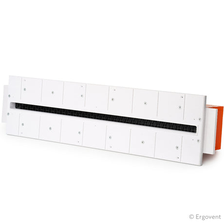 Grilă de ventilație încastrată în rigips Ergovent, LINEO 600 vertical, 75mm
