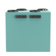 Oxygen Easy V400 centrala de ventilatie cu recuperare de caldura perete, montaj stanga