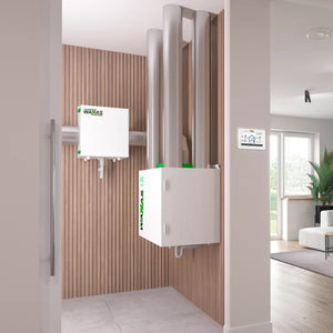 Mini baterie de răcire cu apă Chłodnica Mini pentru unități de ventilație WANAS