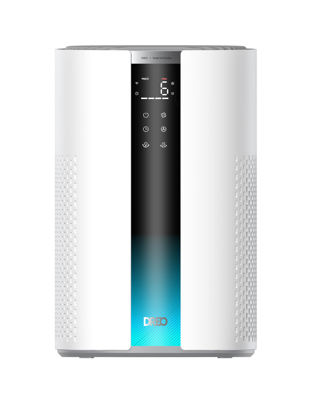 Purificator aer Dreo 337S Smart, Wifi, 243 m³/h, Filtru 3 in 1 H 13 True HEPA, Senzor calitate aer, 4 trepte de viteza, Mod Turbo, Mod Auto, Mod de noapte, Lumină ambientală, Până la 99 m³, Alb