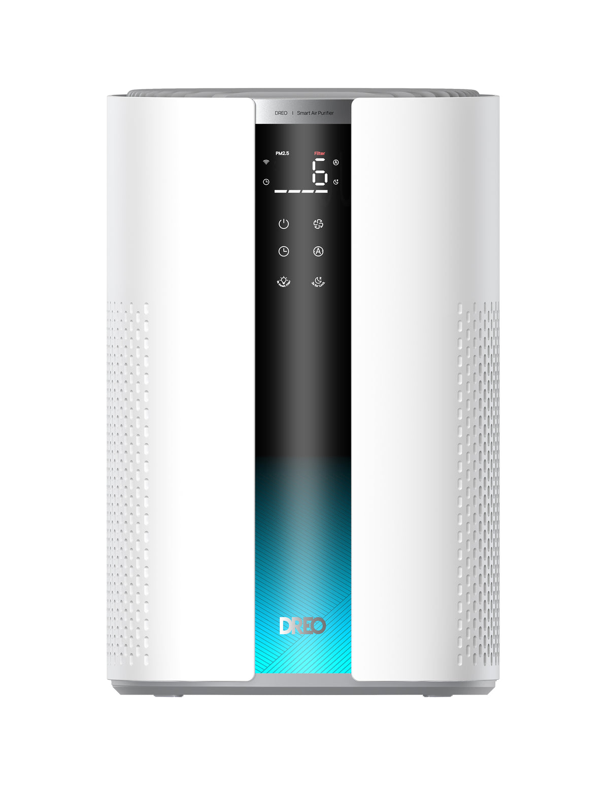 Purificator aer Dreo 337S Smart, Wifi, 243 m³/h, Filtru 3 in 1 H 13 True HEPA, Senzor calitate aer, 4 trepte de viteza, Mod Turbo, Mod Auto, Mod de noapte, Lumină ambientală, Până la 99 m³, Alb