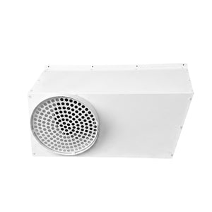 Grilă combinată admisie și evacuare, Diametru 160mm, admisie pe partea stânga, BSK, Alb