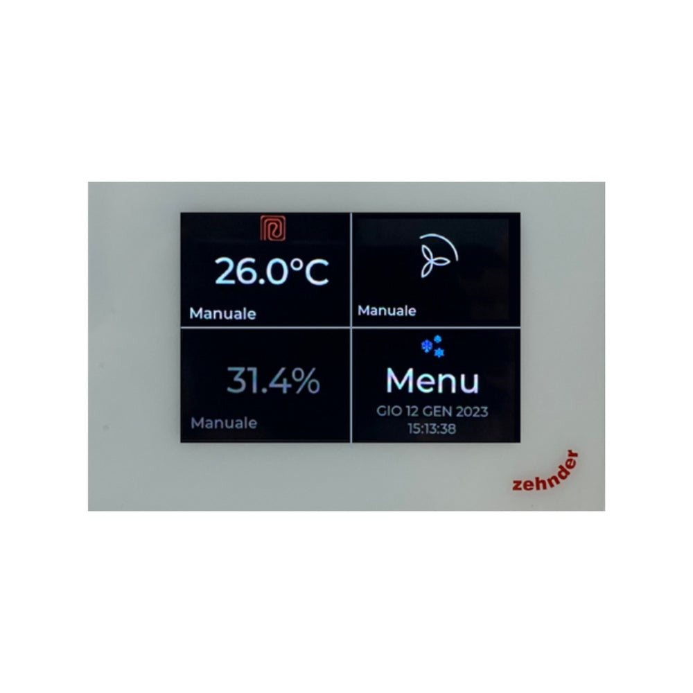 Panou de control Zehnder Multi Control Alb pentru unitatile EVO 1 / 2 / 3 / 4