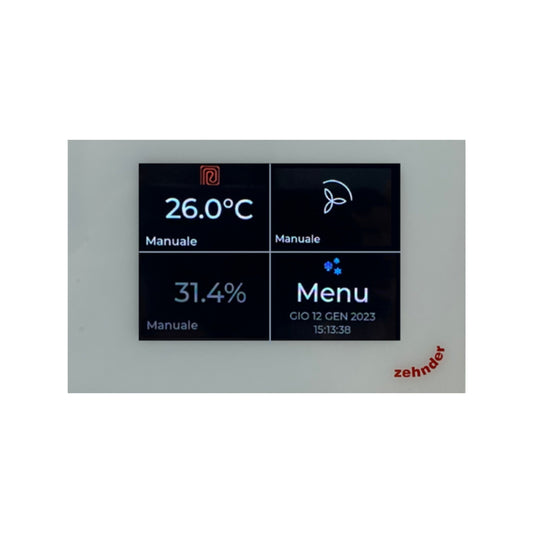 Panou de control Zehnder Multi Control Alb pentru unitatile EVO 1 / 2 / 3 / 4