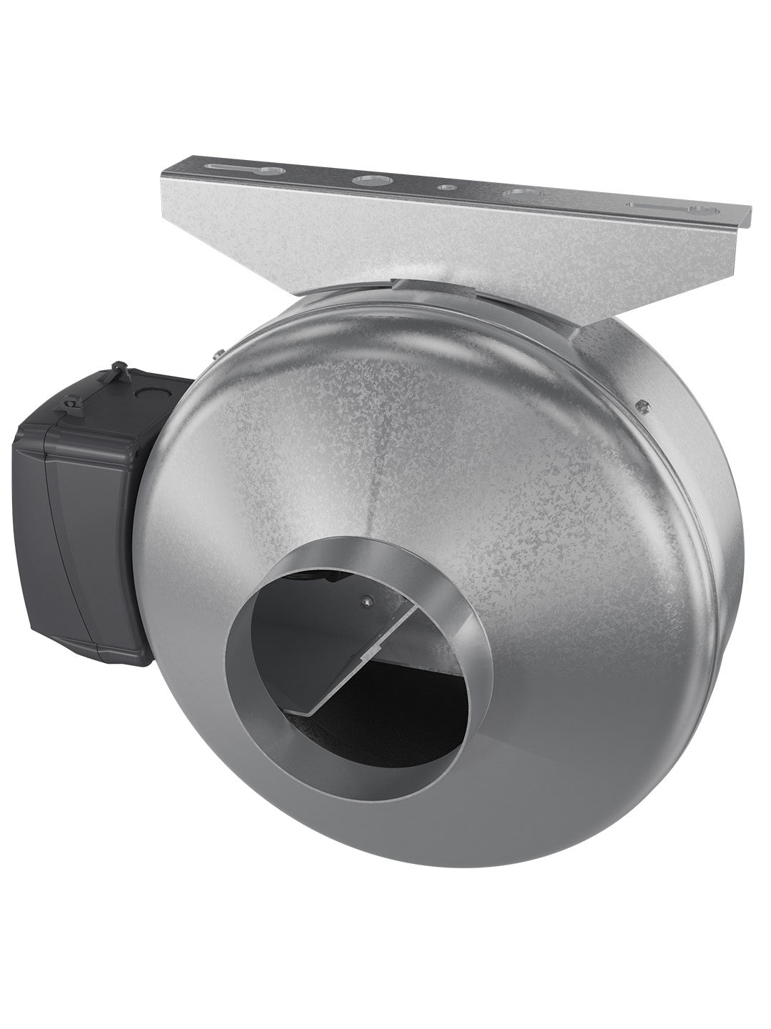 Ventilator centrifugal Squall D100 GDF Venteurope, Debit 245 mc/h, Diametru Ø100mm, Carcasa otel galvanizat