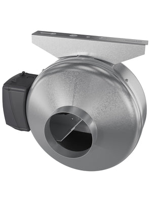Ventilator centrifugal Squall D100 GDF Venteurope, Debit 245 mc/h, Diametru Ø100mm, Carcasa otel galvanizat