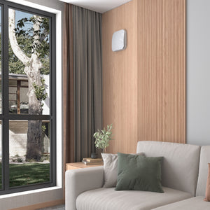 BSK ZEPHYR Sistem de ventilație cu recuperare de căldură și flux alternativ, control Wi-Fi, senzori de temperatura & umiditate si telecomanda - TUB 500mm fix