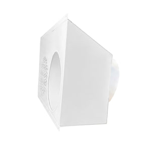 Grilă combinată admisie și evacuare, Diametru 160mm, admisie pe partea stânga, BSK, Alb