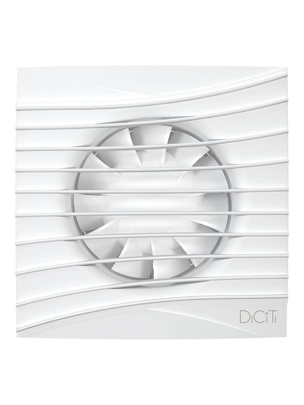 Ventilator baie Fancy 100 BD Matt White, Debit 90mc/h, Ø100mm, Super Silent, Clapeta antiretur, Motor Long Life 40000h,Matt White
