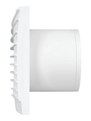 Ventilator baie SILENT 4C Matt White, Super Silent, Clapeta antiretur, Motor Long Life 40000h, Debit 90mc/h, Ø100mm, Matt White