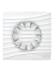 Ventilator baie SILENT 4C Matt White, Super Silent, Clapeta antiretur, Motor Long Life 40000h, Debit 90mc/h, Ø100mm, Matt White