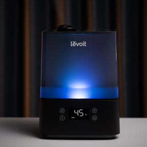 Umidificator de aer Levoit Classic 300S PRO, Rezervor 6L, Super Silentios, Aplicatie Smart, Senzor Umiditate, Functie AUTO, Aromaterapie, Autonomie 60 ore, Design Black