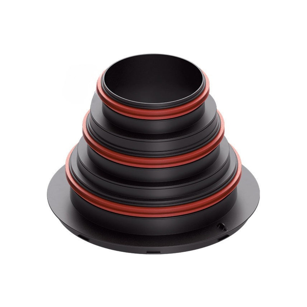Conector central principal Heatpex Aria Connect Ø125/Ø160/Ø200 mm, Material Polipropilenă (PP), ATC1, Negru